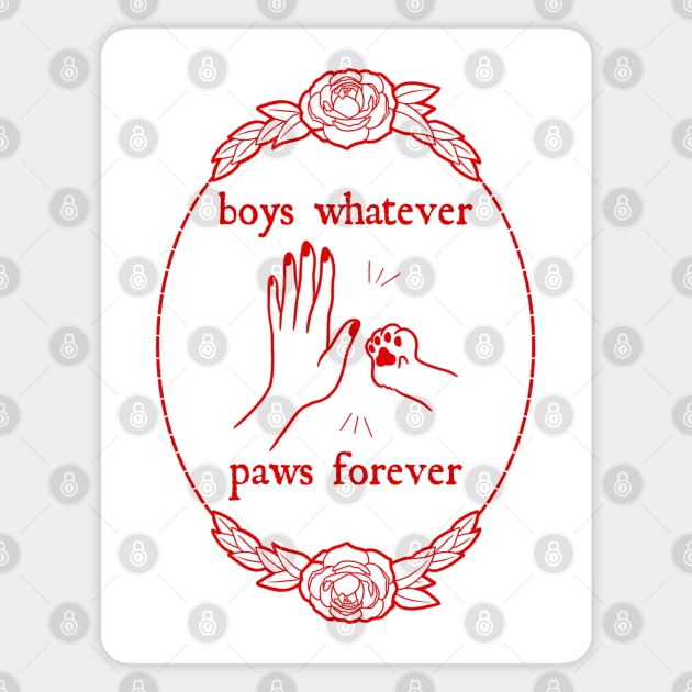 Paws Forever Magnet by ScintillaDesiderata 